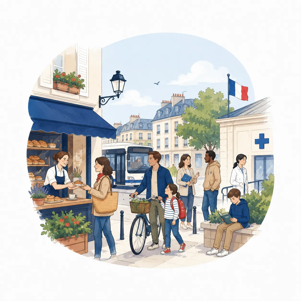 Illustration Vie en France